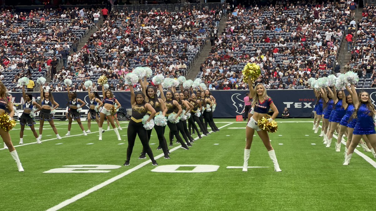 Halftime performance at the @HoustonTexans game with @TexansCheer was a success! Thank you for a great experience for @danceatike! #MyAldine @jkmetcalf1 @drgoffney @aldinefinearts