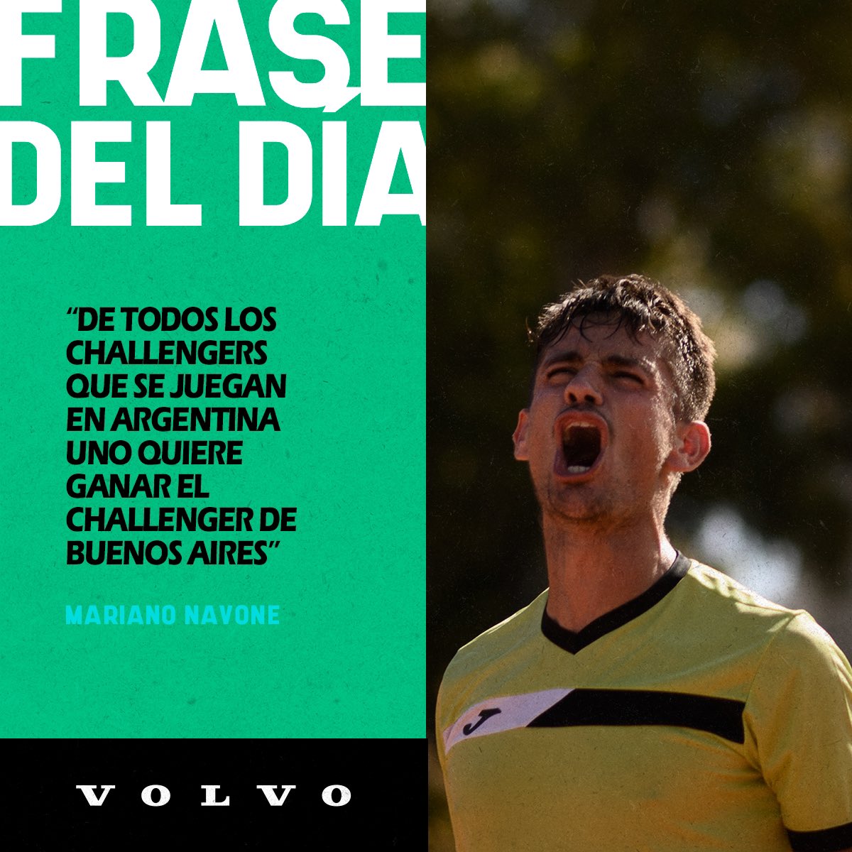 🗣️ La frase @VolvoCarArg del día, de la boca del campeón @marianonavone1 🏆