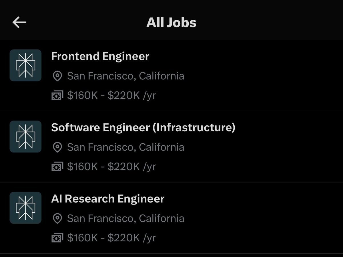 AravSrinivas's tweet photo. Consider applying for our infrastructure role if you want to write code in Rust! https://t.co/qfLjgtf5F4