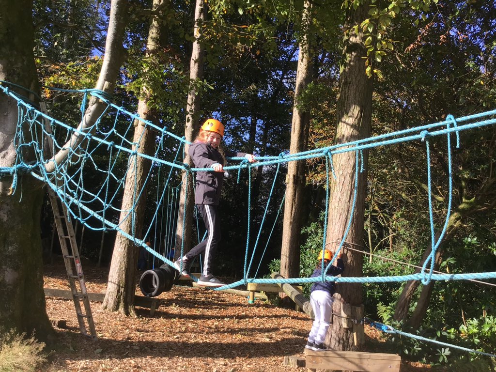 Group 2 and Mrs Coates spent the morning on the water and the afternoon swing on the ropes course and tackling the orienting challenge!