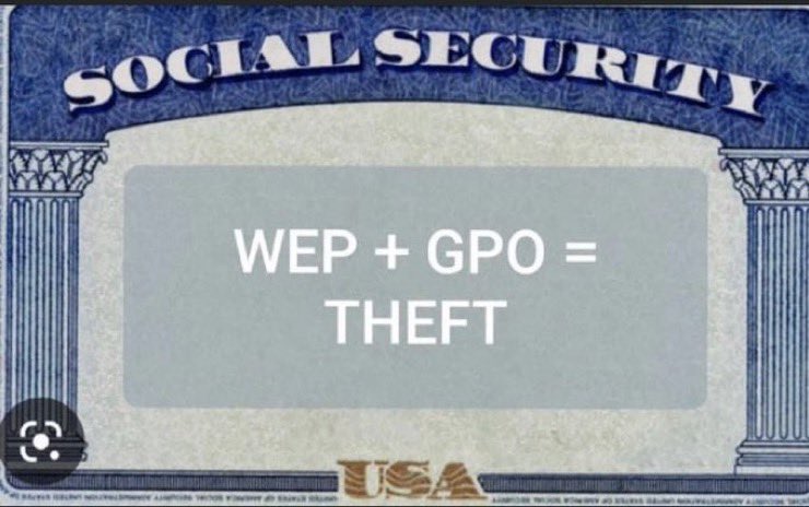 <a href="/WaysandMeansGOP/">Ways and Means Committee</a>  ❌ 3% of seniors excluded from “the foundation of economic security” because of WEP/GPO

🤔How can WEP/GPO penalties persist in a fair and just society?

🤔 What will it take for Congress to repeal WEP/GPO?