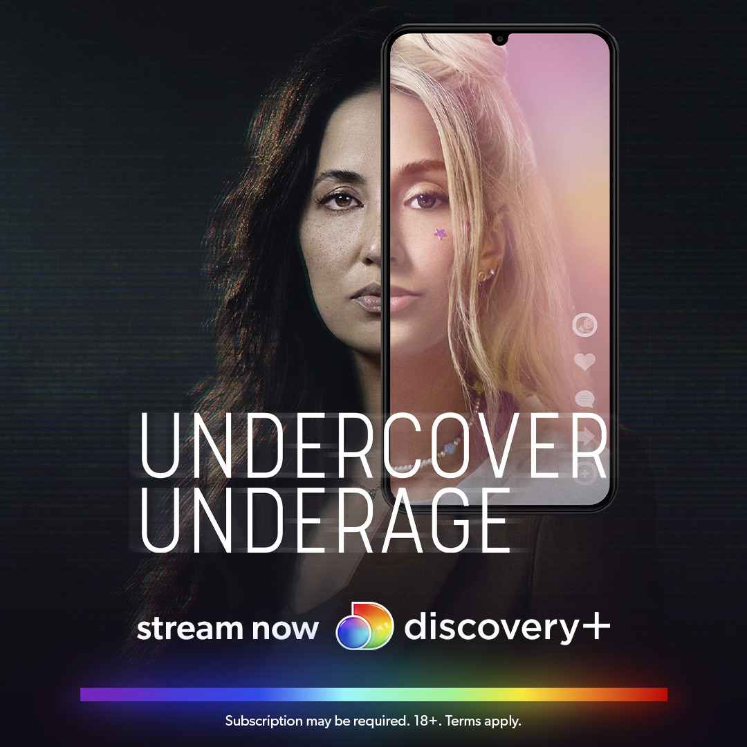 A woman on an undercover mission to expose online child predators... Stream the full series now on @discoveryplusUK #UndercoverUnderage