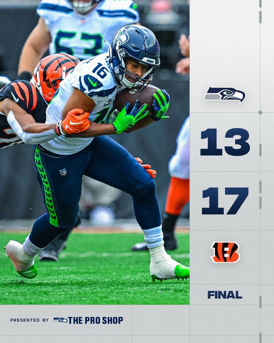 FINAL Bengals: 17 Seahawks: 13