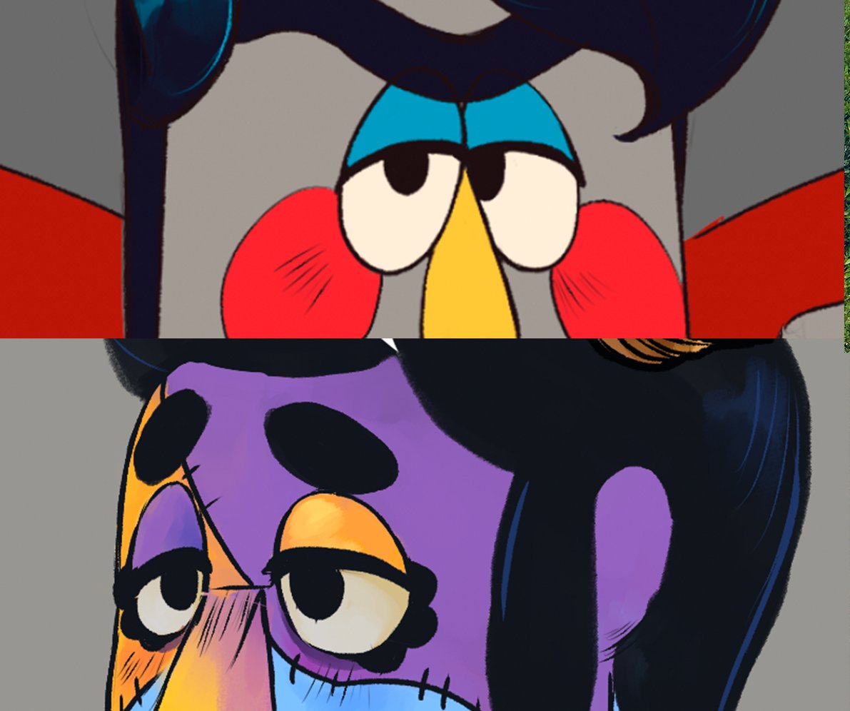 _PartyCoffin_'s tweet photo. I made another small Post for those supporting me on Ko-fi! These are references for Halloween costumes, this time Frank and Eddie's! Frankula and Eddiestein... Next year, next year... https://t.co/QGgDxb0i27