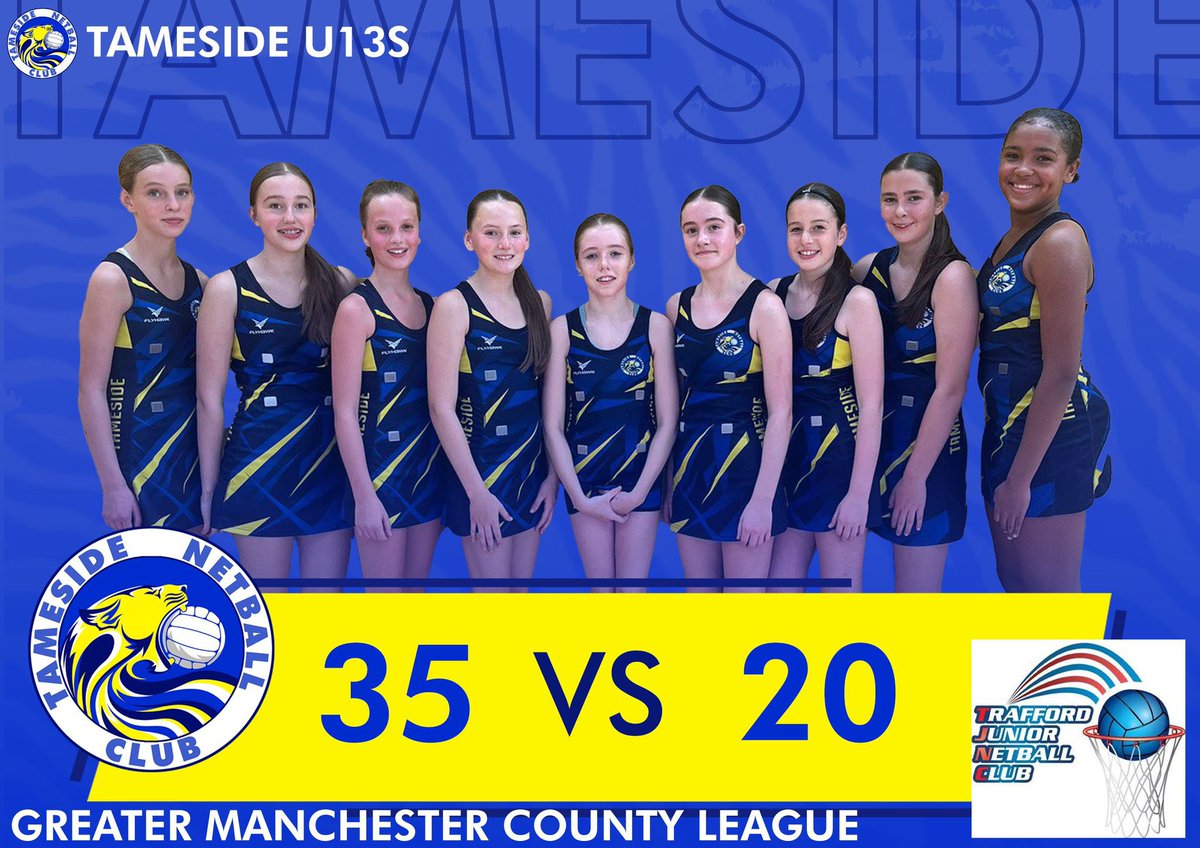What a super Sunday win for our U13’s in county against Trafford. The girls pushed hard for the win. An excellent effort girls well done. A huge congratulations to POM Izzy and CPOM Bella💙💛