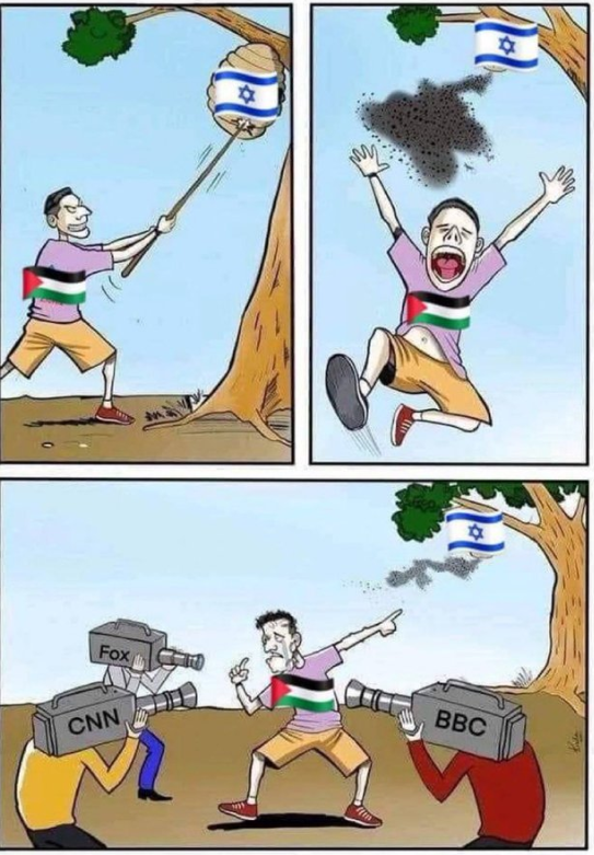 pro_yaks's tweet photo. This image clearly explains the war between Hamas and israel https://t.co/Ku4jbgW0dX