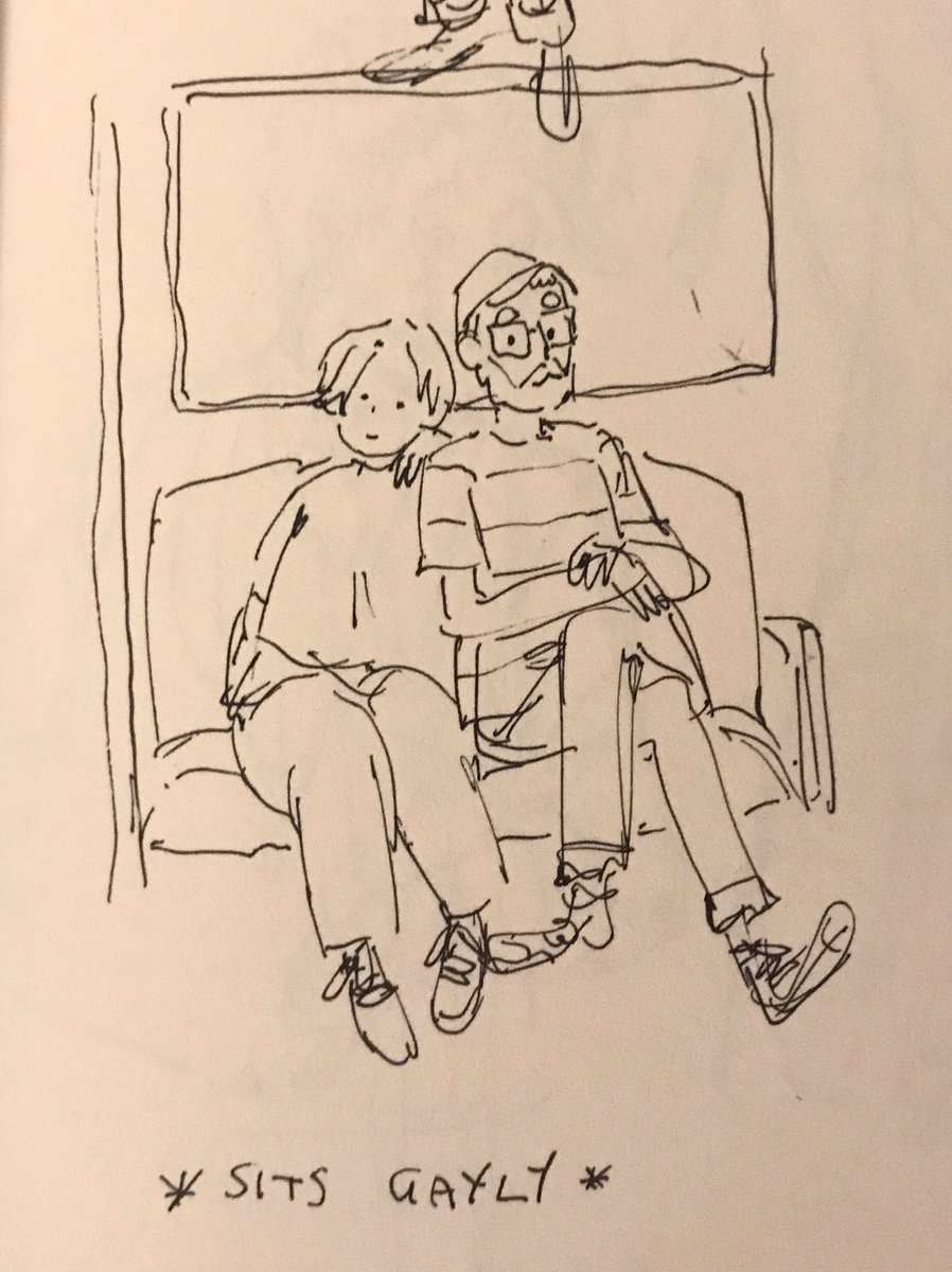 i love this drawing i did on the tube of me and alvaro 🥹