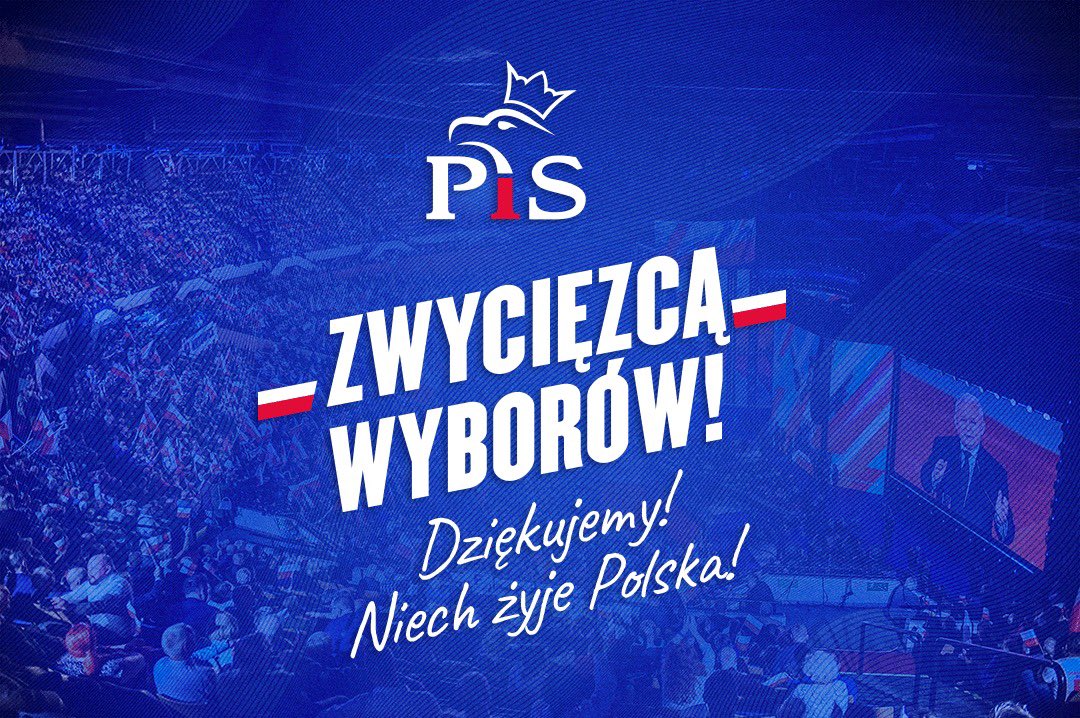 Trzecie wybory parlamentarne z rzędu wygrane przez Prawo i Sprawiedliwość i to przy historycznej frekwencji! Czekamy na oficjalne wyniki PKW! 🇵🇱 #TylkoPiS