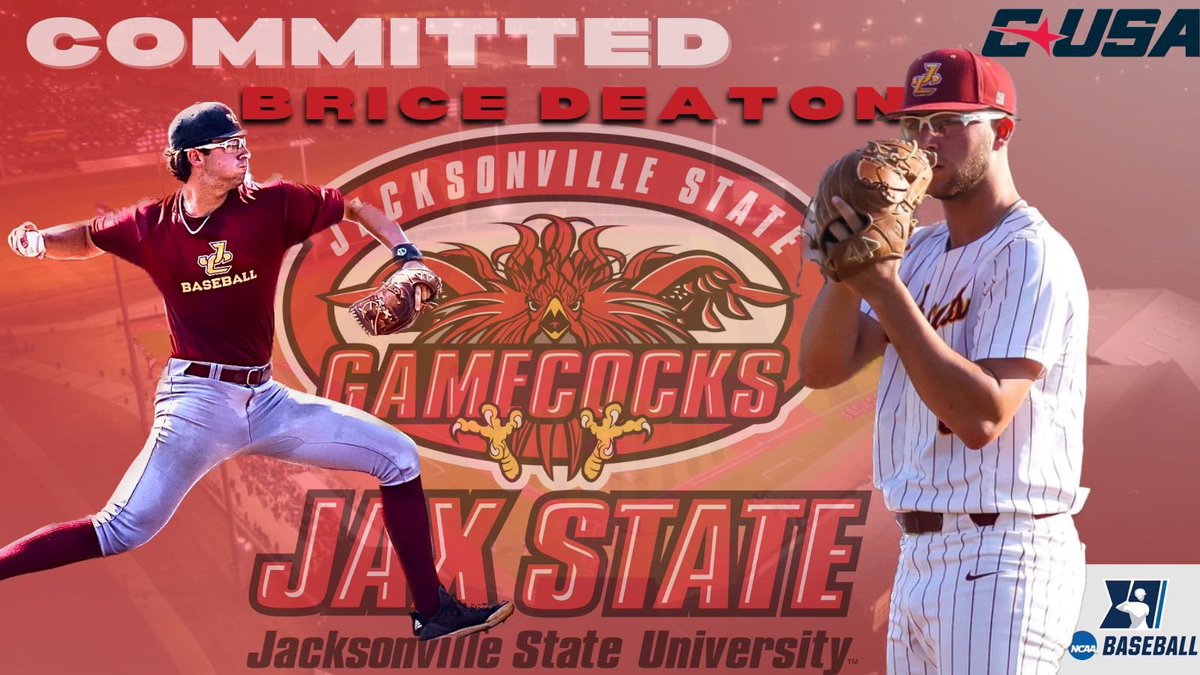 Excited to announce that I will be continuing my baseball career at Jacksonville State University.I thank Christ first for all the blessings and my family for sacrificing so much. And thank you to all my coaches and teammates that have taught me so much about this game #staycocky