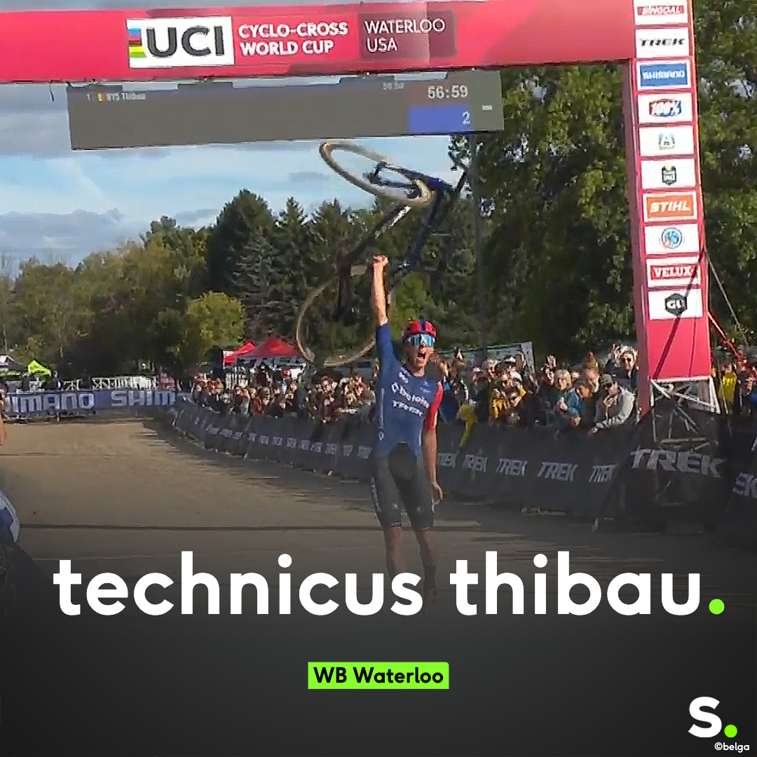 Thibau Nys troeft de concurrentie af met zijn technische skills in Waterloo en wint zijn allereerste WB-manche!

sporza.be/nl/wedstrijden…