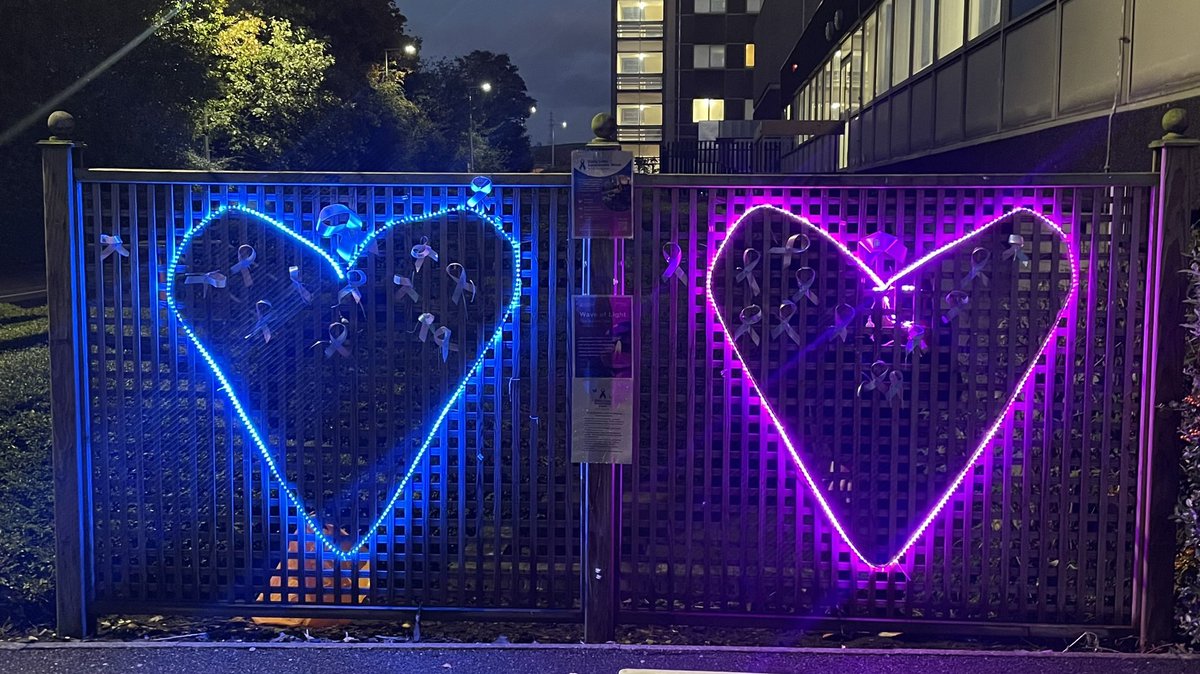 Toni Singleton 🐝 (@tonitoni80) on Twitter photo #WaveOfLight2023 #WaveOfLight <a href="/ThftMat/">T&G MatNeo</a> <a href="/tandgicft/">T&G Integrated Care</a> <a href="/TgicftWHU/">TGICFT- Team Womens Health Unit OPD</a> <a href="/BLA_Campaign/">Baby Loss Awareness Week</a> <a href="/SandsUK/">Sands - baby loss charity 💙🧡</a> communal wave of light and ribbon display, breaking the silence one ribbon at a time #WaveOfLight2023 #WaveOfLight <a href="/ThftMat/">T&G MatNeo</a> <a href="/tandgicft/">T&G Integrated Care</a> <a href="/TgicftWHU/">TGICFT- Team Womens Health Unit OPD</a> <a href="/BLA_Campaign/">Baby Loss Awareness Week</a> <a href="/SandsUK/">Sands - baby loss charity 💙🧡</a> communal wave of light and ribbon display, breaking the silence one ribbon at a time
