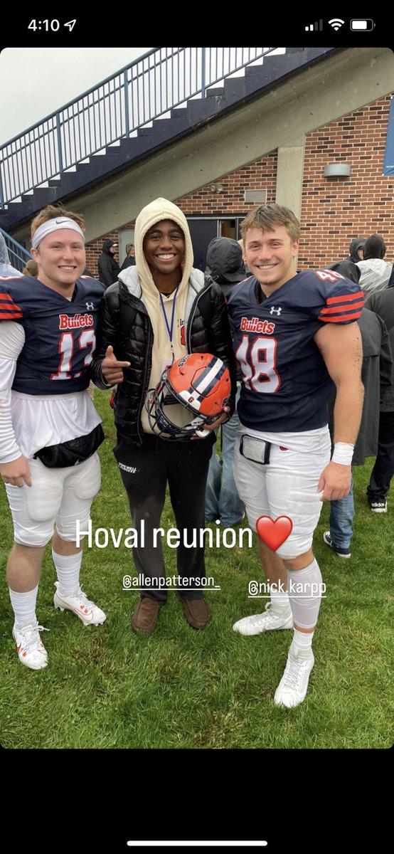 Had a great time seeing my boys again at Gettysburg this weekend!! <a href="/KarpovichNick/">Nick Karpovich</a> <a href="/TimMckeown_10/">Tim</a> <a href="/HVBulldogs_FB/">Hopewell Valley Central Football</a>