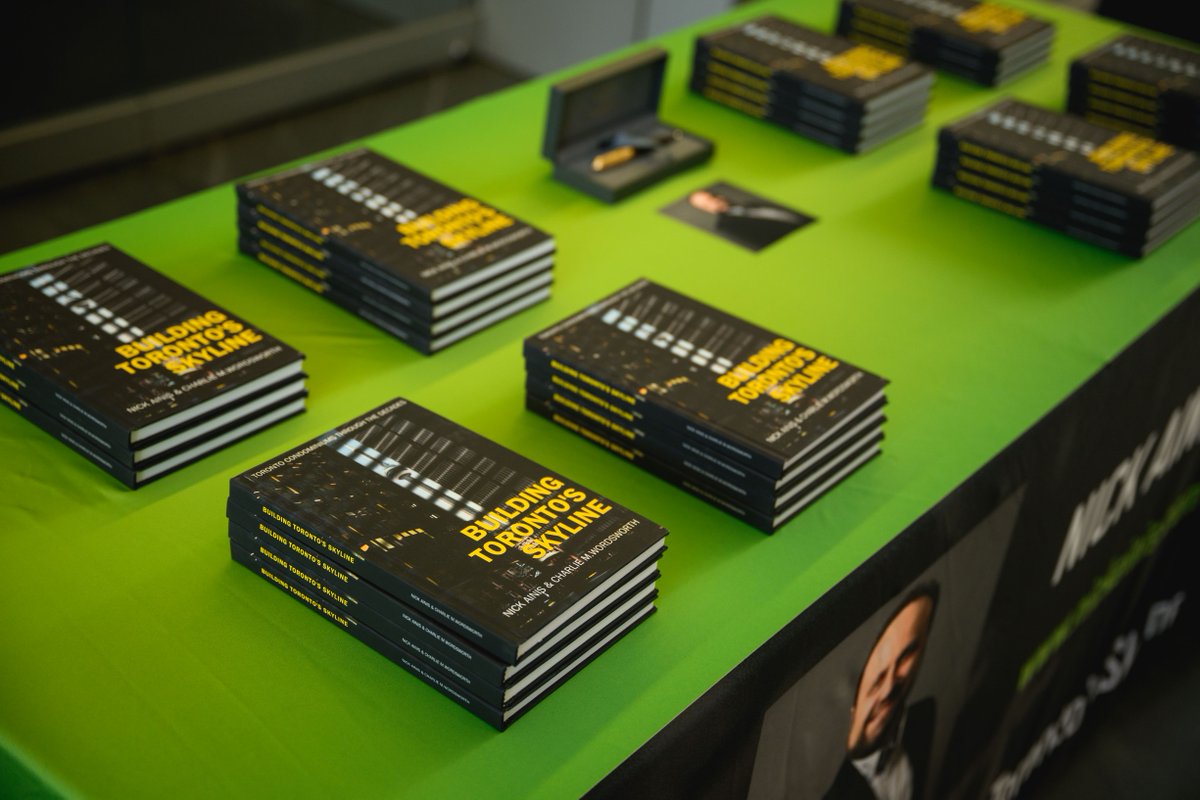 nick_ainis's tweet photo. Today is an exciting day! I am pleased to introduce my new book, Building Toronto's Skyline: Toronto Condominiums Through The Decades. Grab your copy and learn all about the history of Toronto's incredible skyline! #BuildingTorontosSkyline #TorontoCondos #NickAinis #Fusioncorp https://t.co/dDqTX2o1Qp