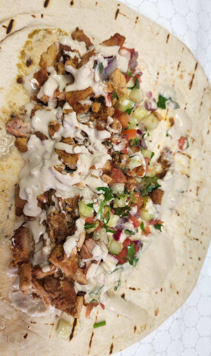 How's this for some before and after pics? Happy National Shawarma Day!