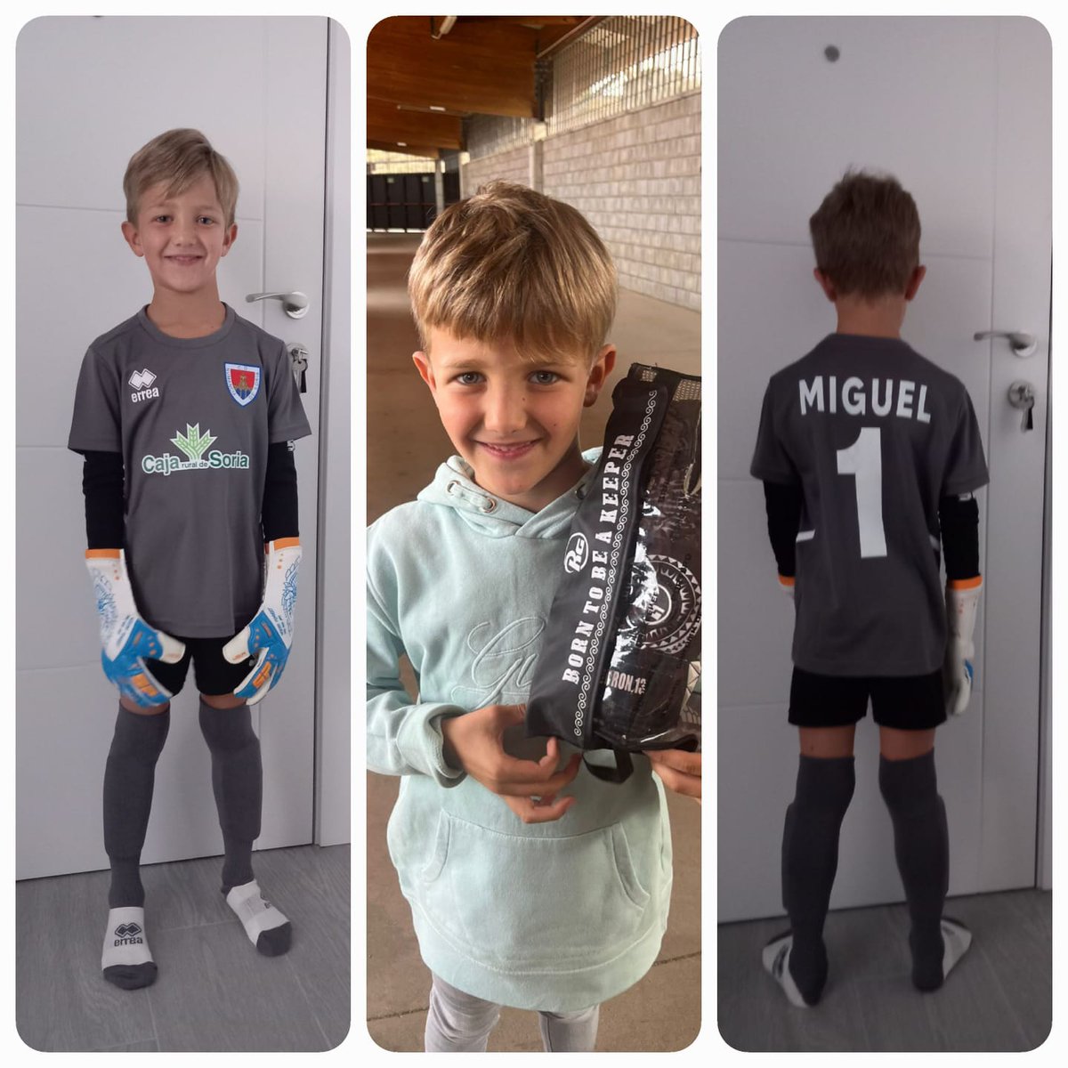 AlbertoDiago28's tweet photo. Muchas gracias por cumplir el sueño de un portero de 7 años con tu solidario gesto de regalarle tus guantes @Dorron13 .No te imaginas lo feliz que le has hecho. Nunca olvidará esta tarde. 
Enhorabuena @cdnumancia por la victoria de hoy. https://t.co/Mscf2vVMAh