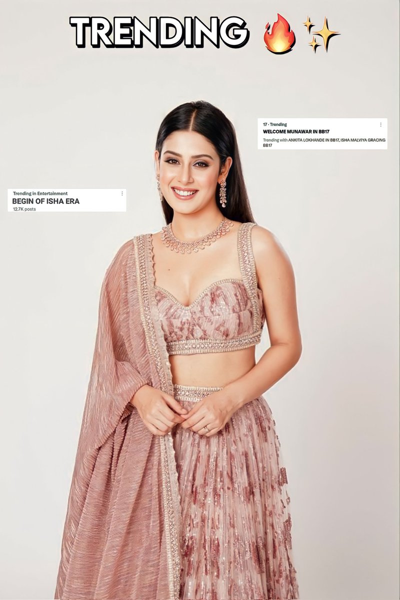 Trending 🔥✨
#IshaMalviya  #ishaholics 
<a href="/TheIshaMalviya/">Isha Malviya</a> @IshaMalviyaFC_