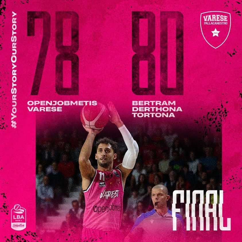 PallVarese's tweet image. Una partita combattuta fino all’ultimo, grazie per il vostro supporto Masnago.
#VarTor #NoiSiamoVarese #YourStoryOurStory