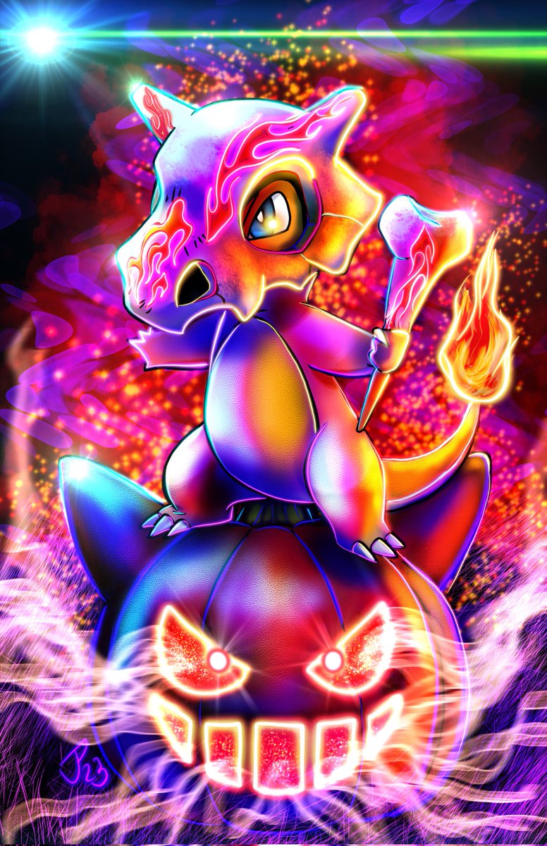 PescEffects's tweet photo. ☆NEW ART/AVAILABLE NOW☆
It just wouldn't be #SpookySeason without some #HalloweenPokemon! Debuted during #CouchCon, the first 15/50 have been claimed. Don't sleep on this #Spoopy cutie!
"The Spirit of the Season"
•
•
#PescEffects #PokemonArt #Cubone #Charmander #Gengar https://t.co/NeEUA6c3Wi