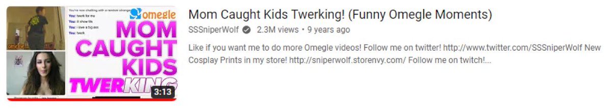 ImAllexx's tweet photo. Dear @TeamYouTube, you must step in and remove sniperwolf from youtube for this video alone, in it she encourages children to twerk in exchange for pictures and then laughs about it after she gets what she asked for.

it’s horrific and completely unacceptable, please act fast. https://t.co/1fcsvRUdfZ
