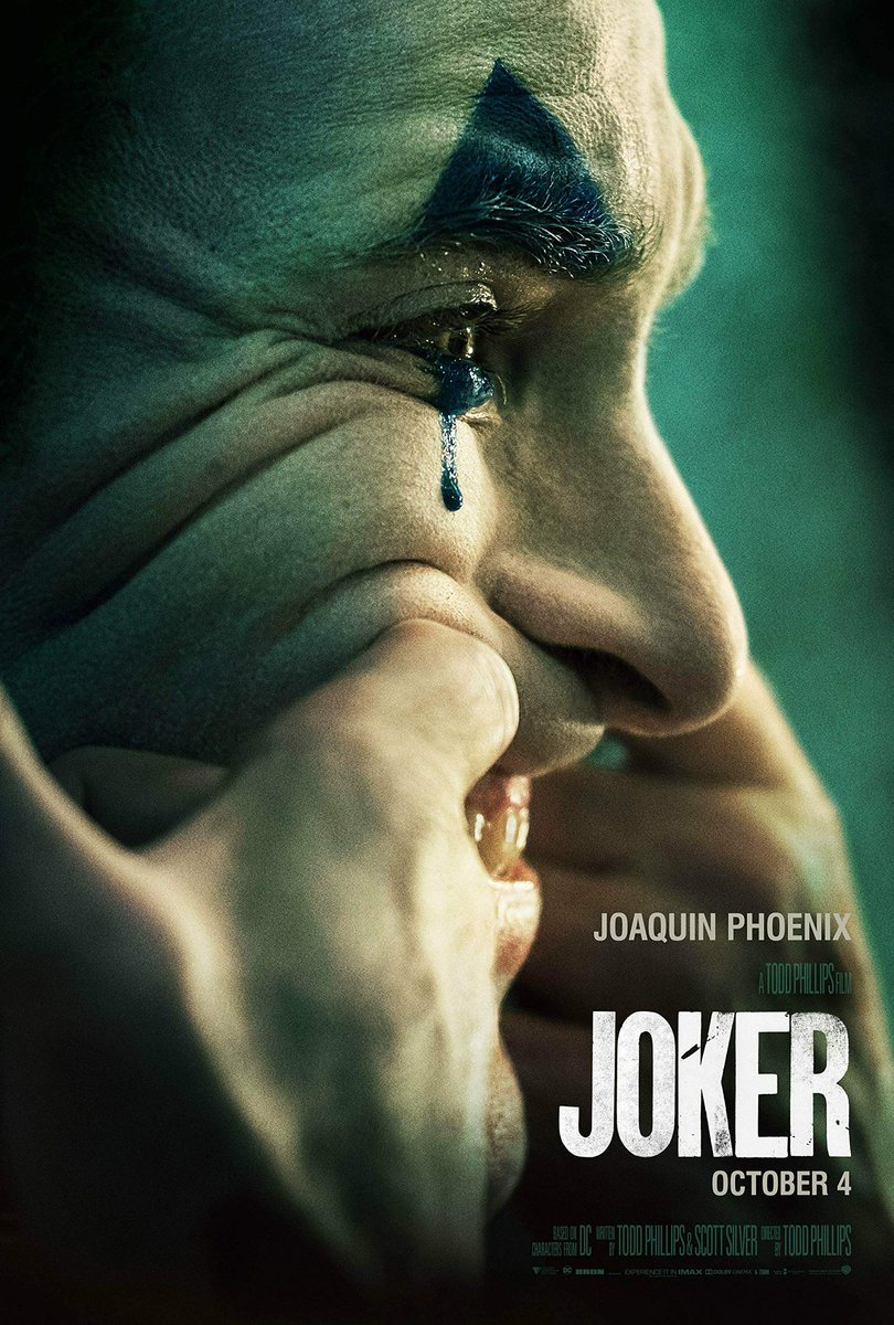 'La peor parte de tener una enfermedad mental es que la gente espera que te comportes como si no la tuvieras.'

📽️ JOKER (Todd Phillips, 2019)

#Cine #JoaquinPhoenix #DCcomics #Cómic #RobertDeNiro #ZazieBeetz #FrancesConroy #BrettCullen #BillCamp #SheaWhigham