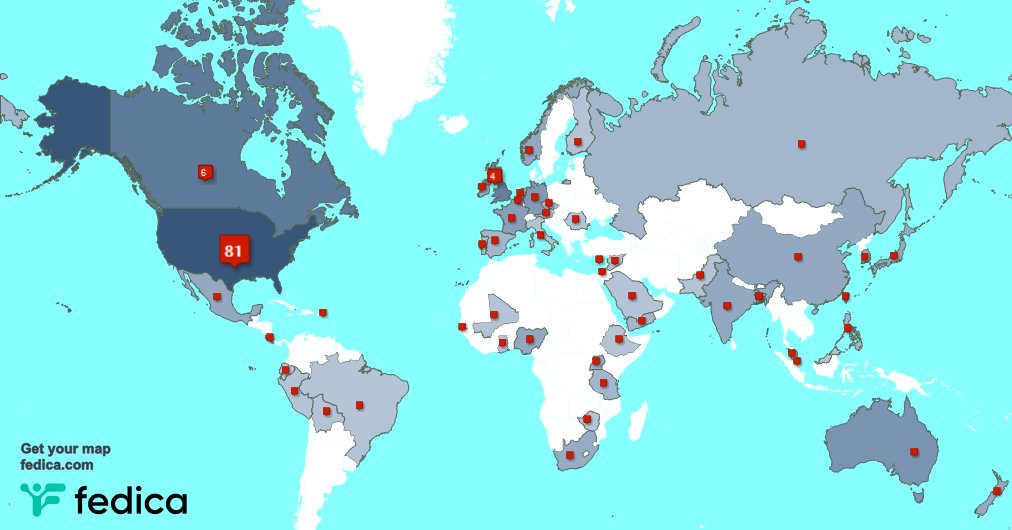 I have 3 new followers from Canada last week. See fedica.com/!DanBerky