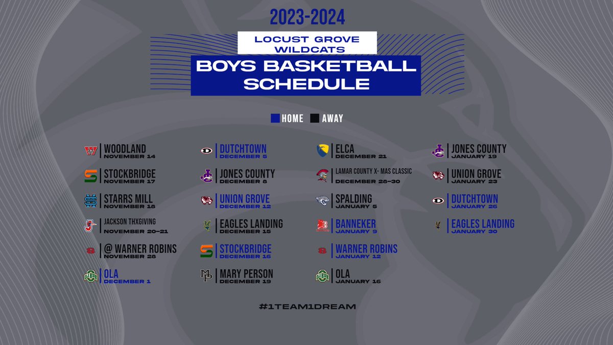 🚨🚨OFFICIAL SCHEDULE ‼️ LETS GET WORK WILDCATS ‼️
