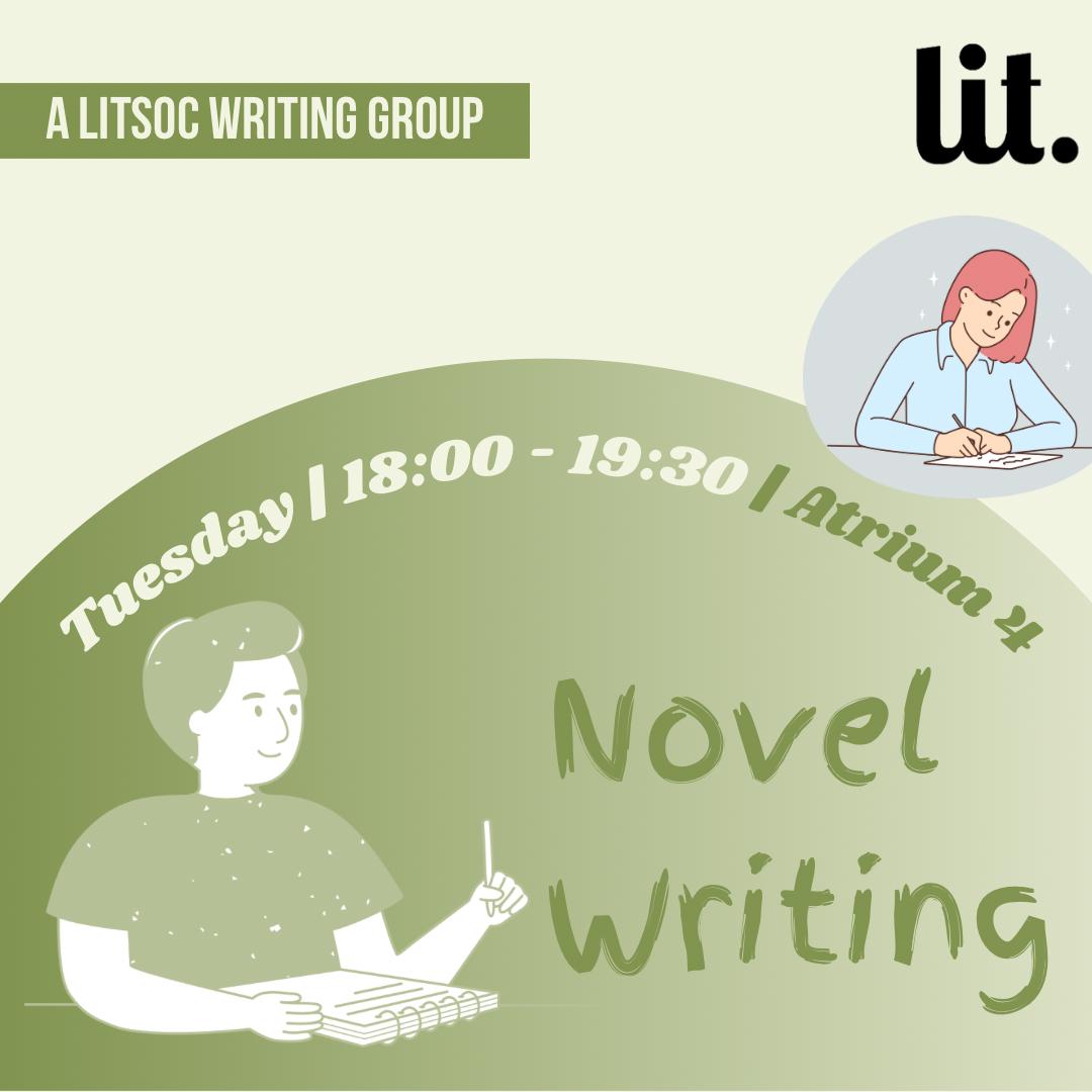 *APPLICATIONS NOW CLOSED* The second session of the novel writing group is underway! Members are reminded to submit their chapters on time to the Google Drive and to remember to get their writing caps on. Recommended Genres: Sci-Fi/Fantasy, Mystery-Thriller, and Horror