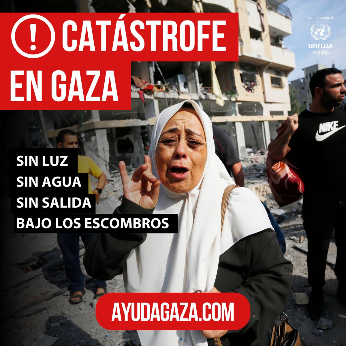 Los refugios de emergencia de UNRWA en el centro y sur de Gaza están sobrepasados. Muchos desplazados duermen al aire libre por falta de espacio. Personas con discapacidad, embarazadas y enfermos. Los recursos son muy limitados. Corren un riesgo inmenso.
🙏ayudagaza.com