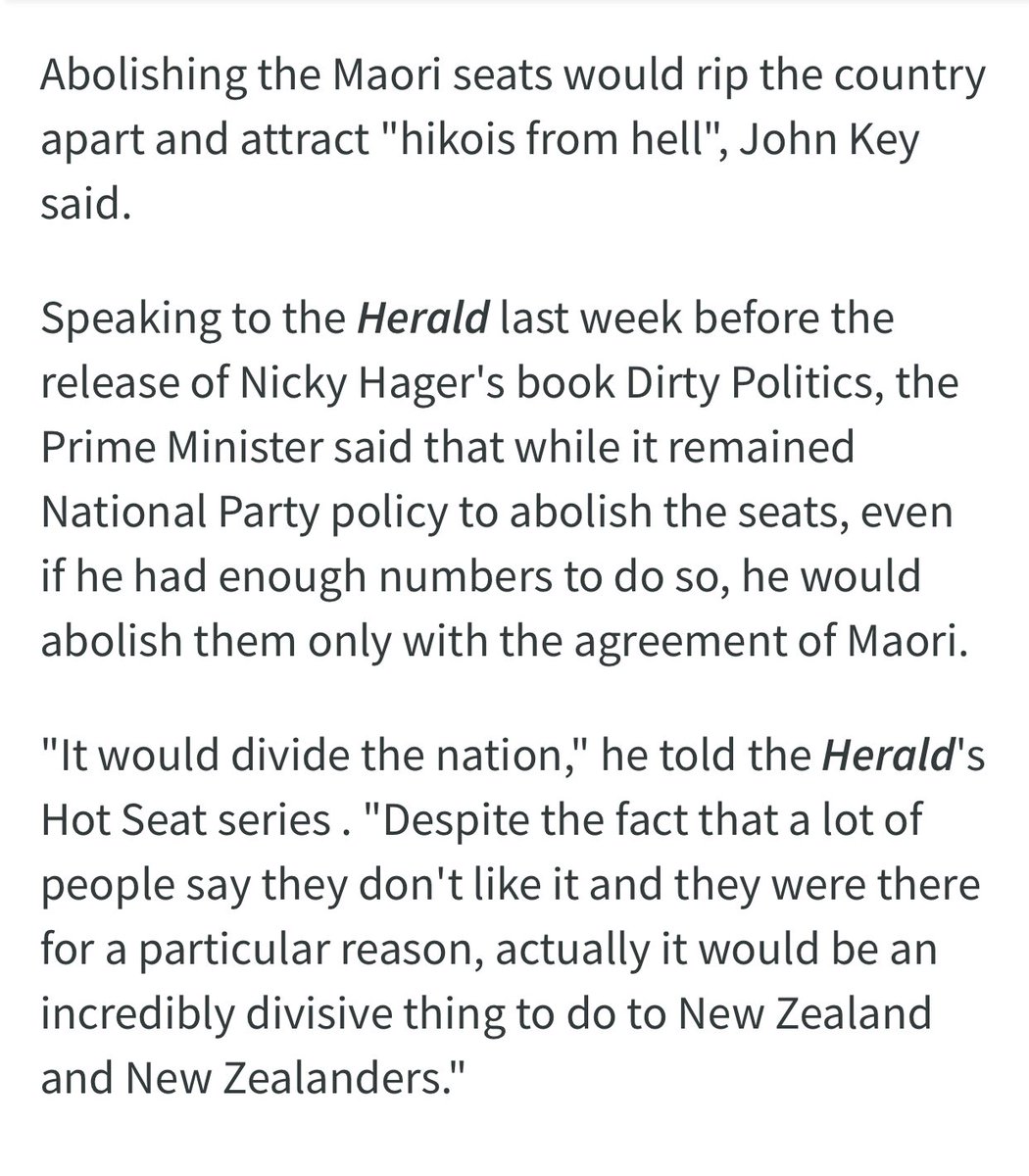 just some advice from sir john key which may be relevant x