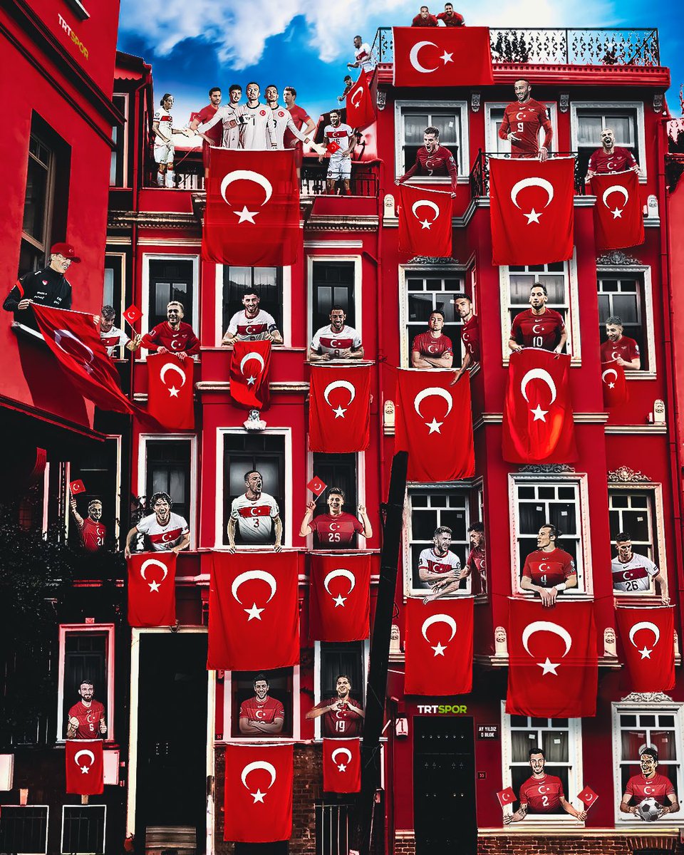 🏆#EURO2024'TEYİZ 😍  AS BAYRAKLARI AS 🇹🇷