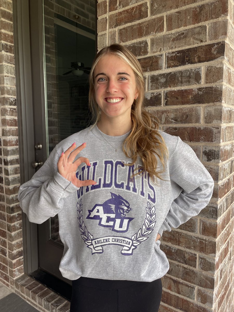 I am so excited to announce my verbal commitment to run track at ACU!! I want to thank my family, my coaches, friends, and anyone who has supported me along the way! I can’t wait to continue to build my relationship with Christ and run for Him and His glory!! GO WILDCATS!!!!!!