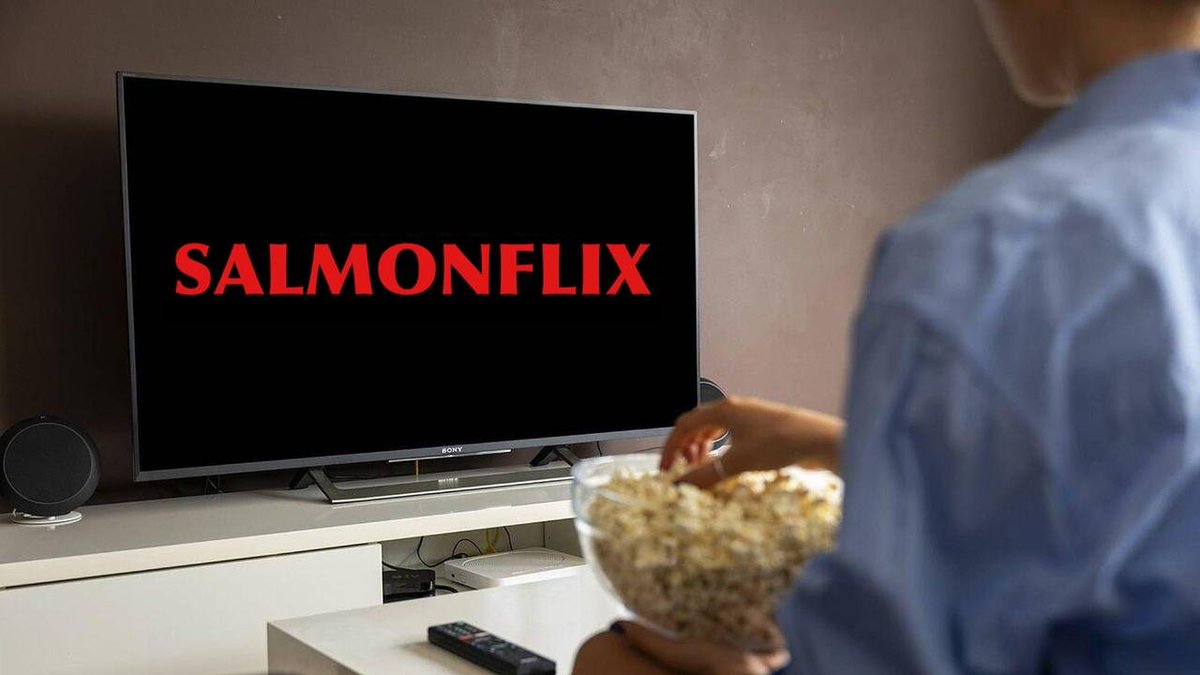 SinSalmoneras's tweet photo. Con mucha alegría lanzamos #SalmonFlix donde cada fin de semana te traeremos tus series favoritas del acontecer salmonero.
Hoy en serie inaugural "Ya no somos lesos nah" verás al protagonista pasarse como 10 pueblos porque la industria deberá cumplir .../1
@JorgeFlies @nico_grau https://t.co/oV3jdZqge2