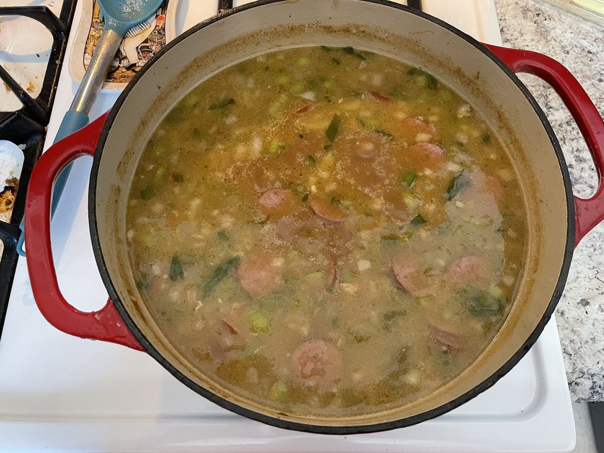 dannygilliam's tweet photo. I decided this needed to happen today. I got a pot of gumbo going but it’s actually for tomorrow. Monday evening gumbo is a Sunday afternoon decision 😂 #Ayyyeee! #GonnaBeGood https://t.co/jLWLq97an4