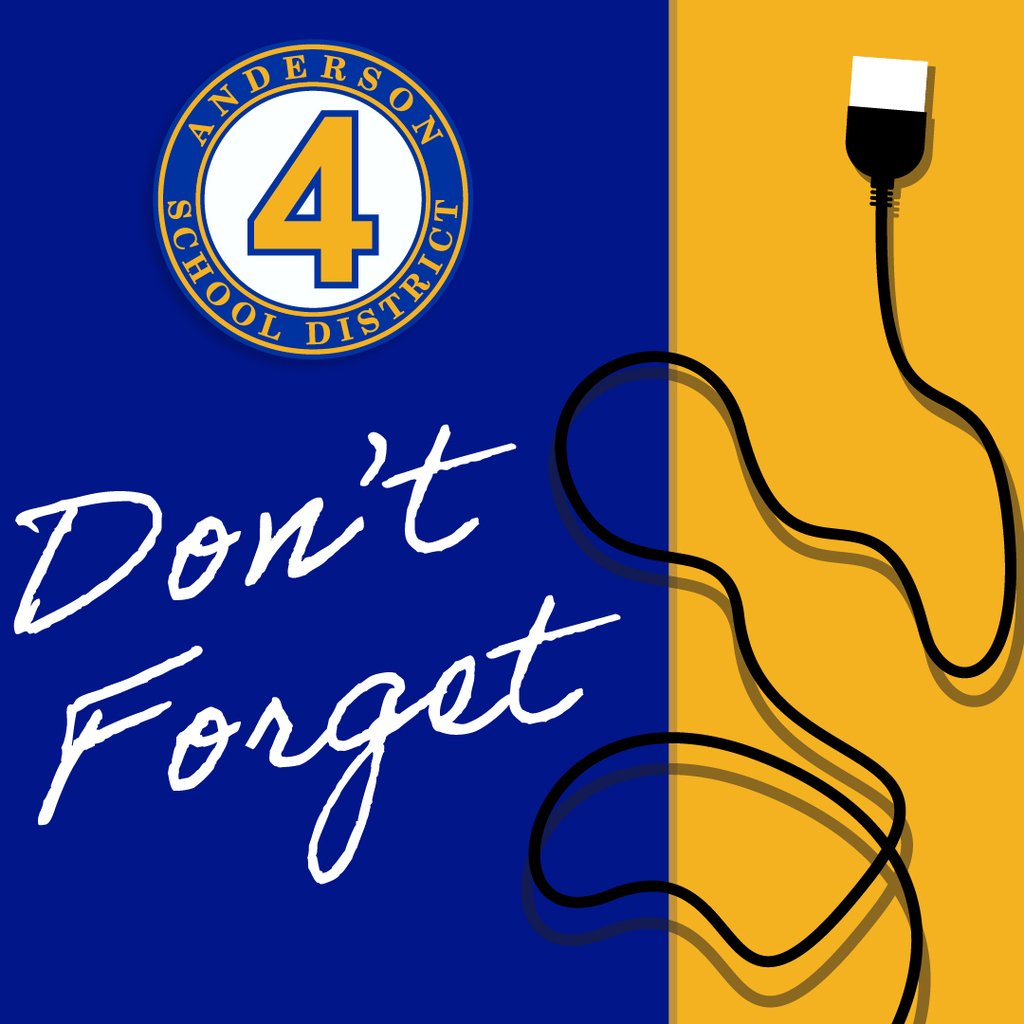 Here is a friendly reminder to charge your Chromebook each night. It is important that you come to school prepared and ready to achieve greatness.

#TheFutureBeginsHere