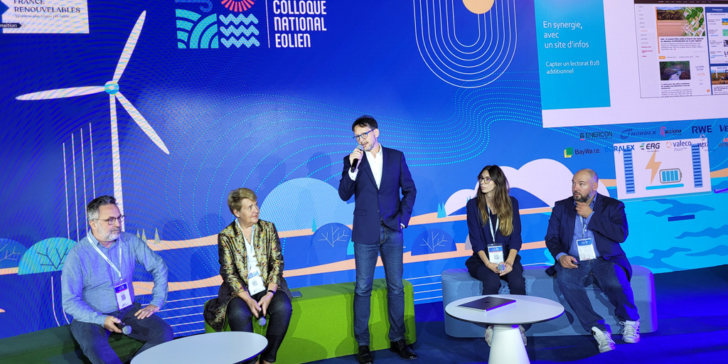 [Pro] Colloque National #Éolien 2023. Présentation des nouveaux outils de #recrutement à 35 recruteurs pour convaincre les candidats devenus sélectifs. Avec nos confrères <a href="/Apecfr/">Apec.fr</a> et @pole_emploi. Merci <a href="/f_renouvelables/">France renouvelables</a> pour l'invitation.