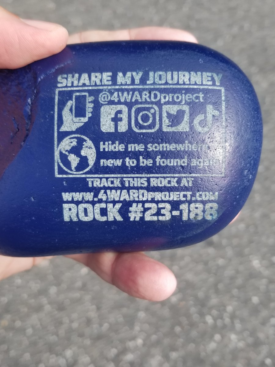 Eric's rock 23-188 was hidden on a mountain at Acadia National Park in Maine by Bill & Christine Henderly, and found again by Ron & Connie Perry.💚🇺🇸 Help our efforts to stop military/veteran suicide ➡️Go to 4wardproject.com/store.html #end22aday #4EricWard #4WARDproject #4WARDrocks