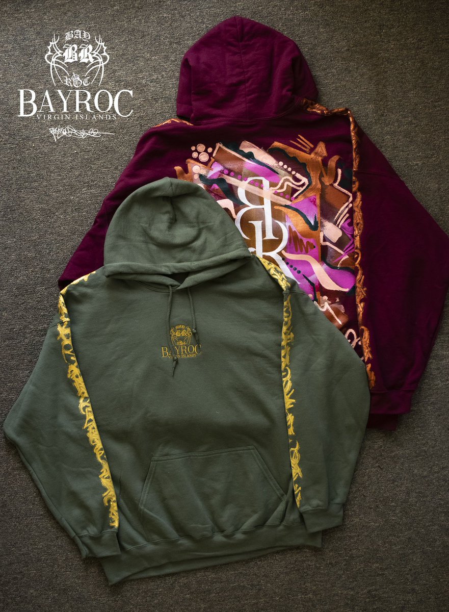 Hoodie season Handpainted exclusives #BayRoc