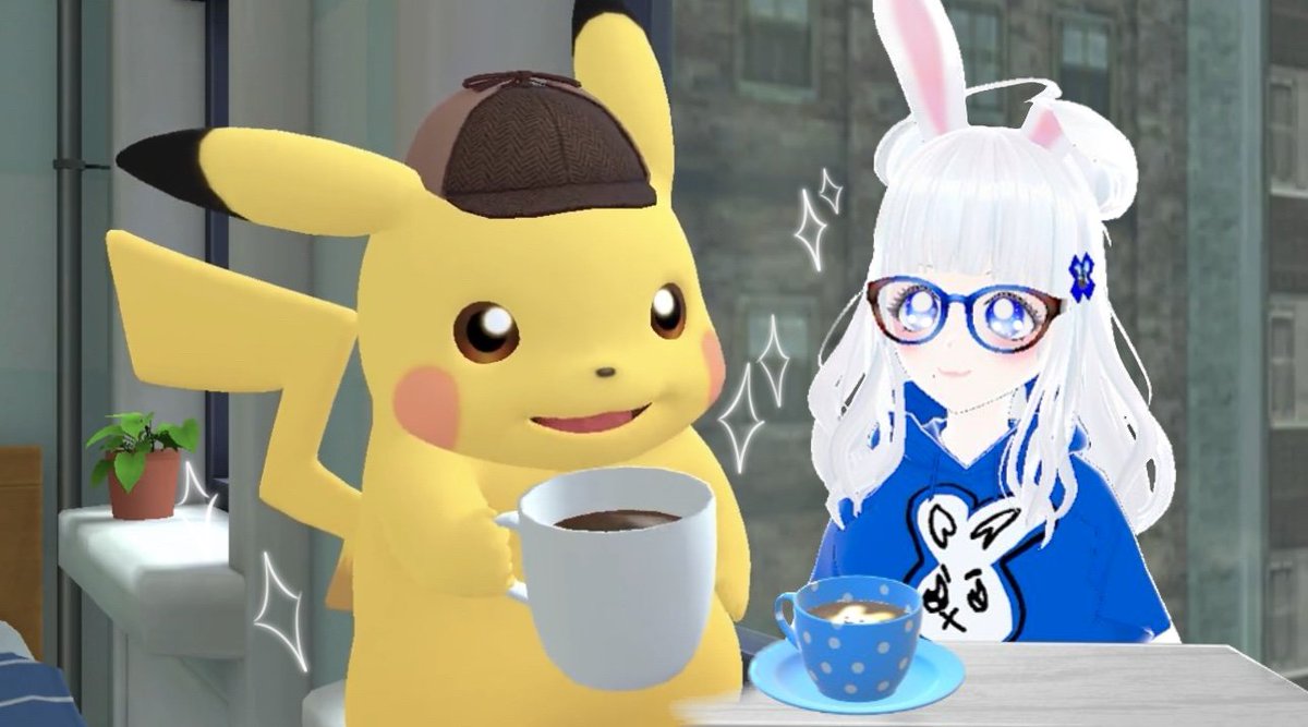 I love coffee the way Detective Pikachu loves coffee. #DetectivePikachuReturns

Did everyone have a relaxing weekend? 🫖☕️🫖☕️🩵