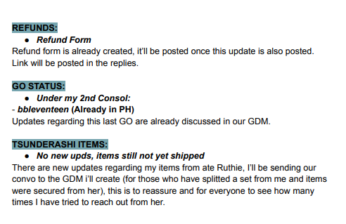 iovqiu's tweet photo. 🗯 #mewuds:

Hello, posted here are the new updates after a month of being inactive both here and in shipping out items. I sincerely apologize for the late responses and for giving out updates but all of the updates I have gathered are posted in the image attached. https://t.co/W9v5kjdUNB