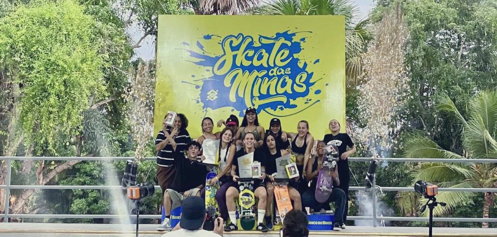 Celebrar o skate feminino, na minha casa, com algumas das minhas amigas… 🥹 Obrigada @BancodoBrasil por estar ao meu lado para tudo que eu imaginar. 🫶🏽 #TamoJuntoNesseGame