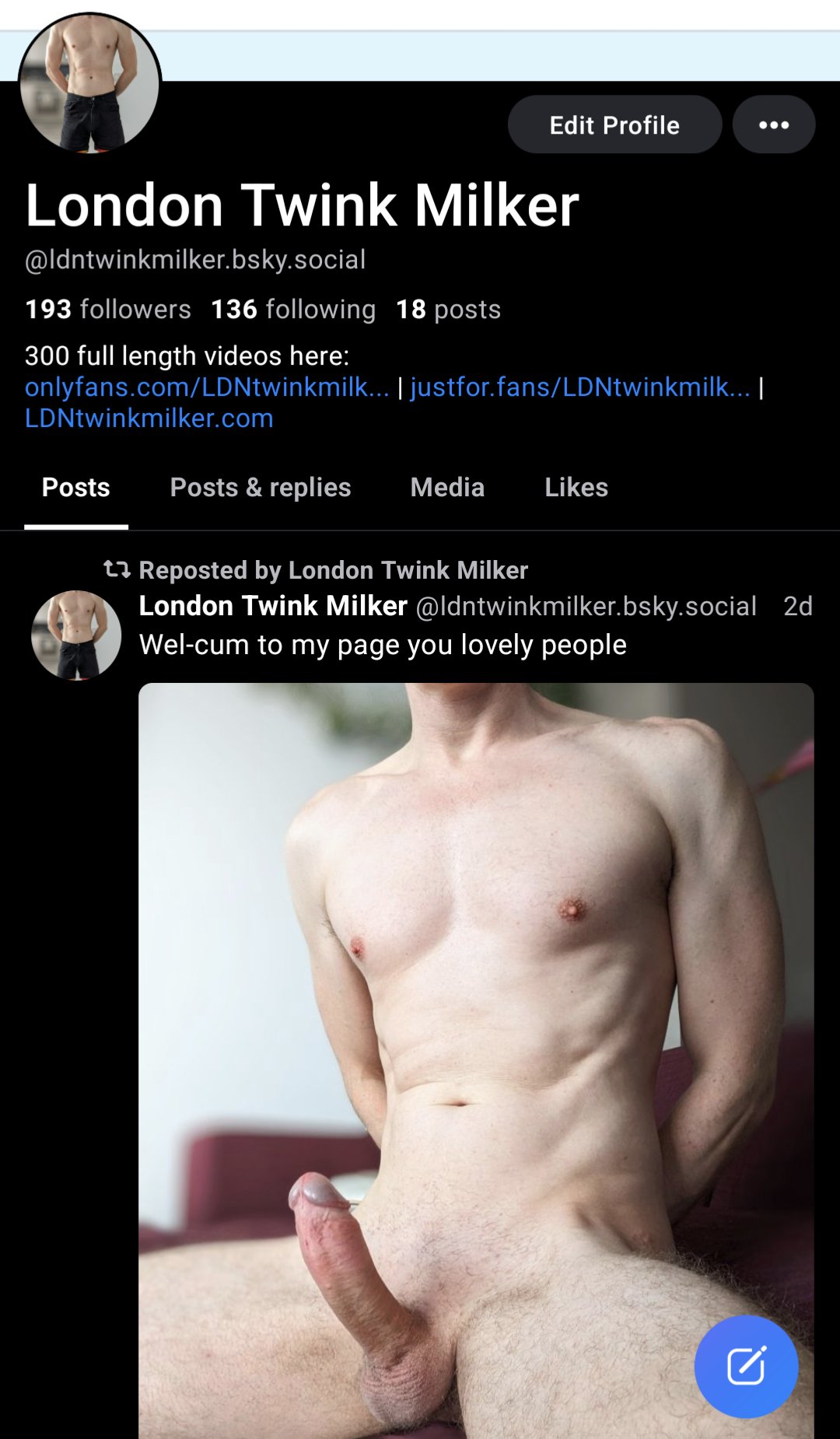 𝕃𝕠𝕟𝕕𝕠𝕟 𝕋𝕨𝕚𝕟𝕜 𝕄𝕚𝕝𝕜𝕖𝕣 on X: If I can get past 200 followers  tonight I shall be happy t.co0cuL3BLgiv  X