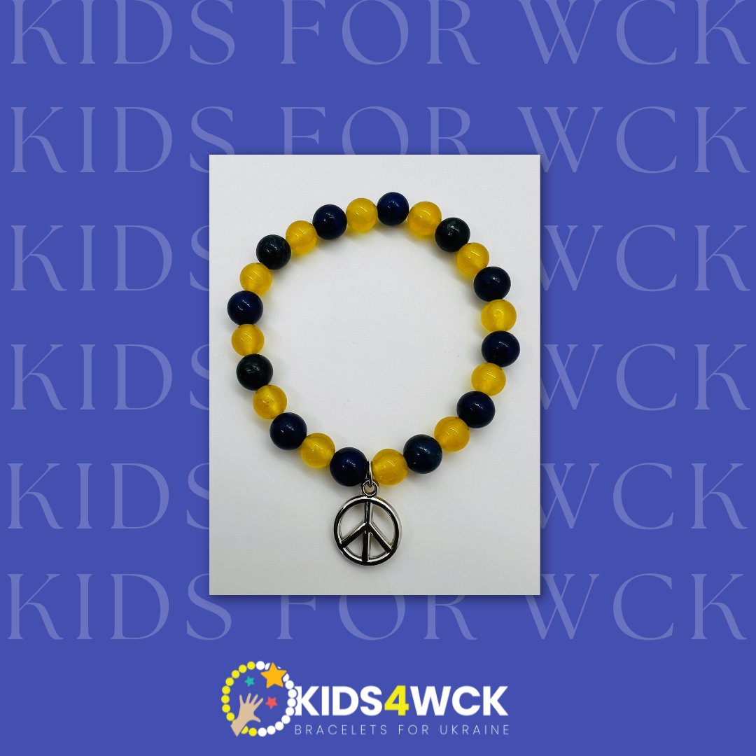 How cute are these bracelets? They are perfect for anyone and everyone! Shop our store today! . . . #shopnow #shopsmall #Kids4WCK #Kidsforukraine #WCK #Worldcentralkitchen #Chefsforukraine #bracelets