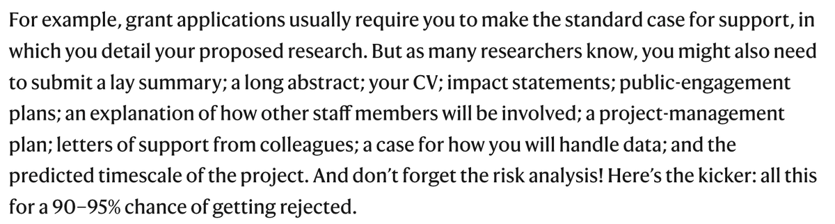 Not only does ChatGPT demonstrate that much of grant-writing is bs but it obfuscates the difference btwn the haves--the centers who can afford staff to write the bs-- &amp; the have nots. Guess where the ruts are--I'm looking at you H Factor--&amp; the creativity is