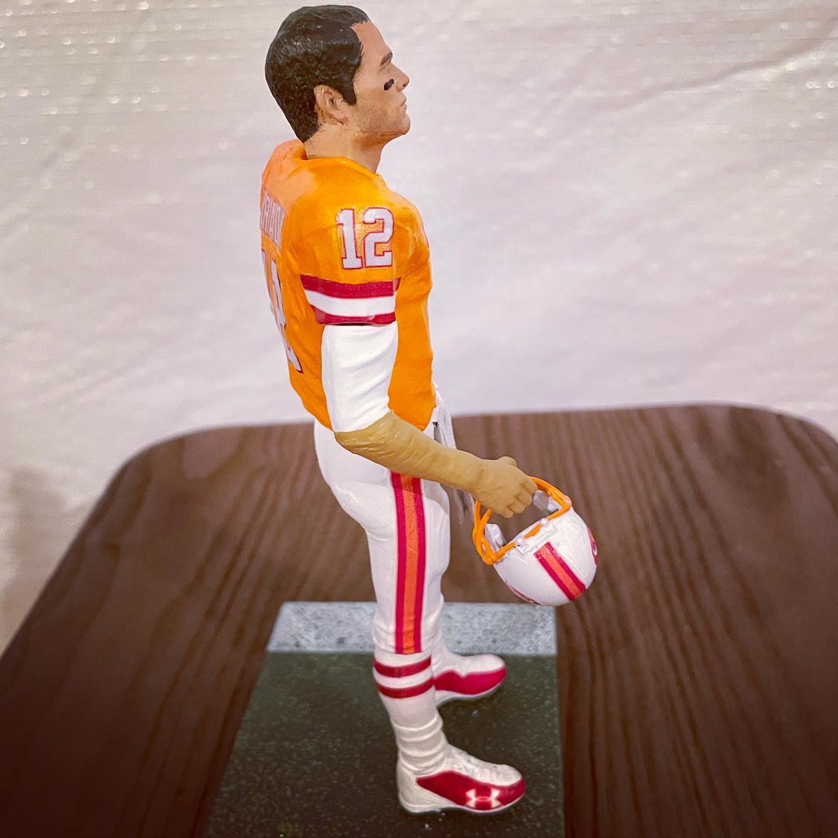 mattkemm's tweet photo. Seeing the @Buccaneers game reminds me when I did this Creamsicle Brady #Buccaneers #TompaBay #TB12 https://t.co/rOmpd0bwCx