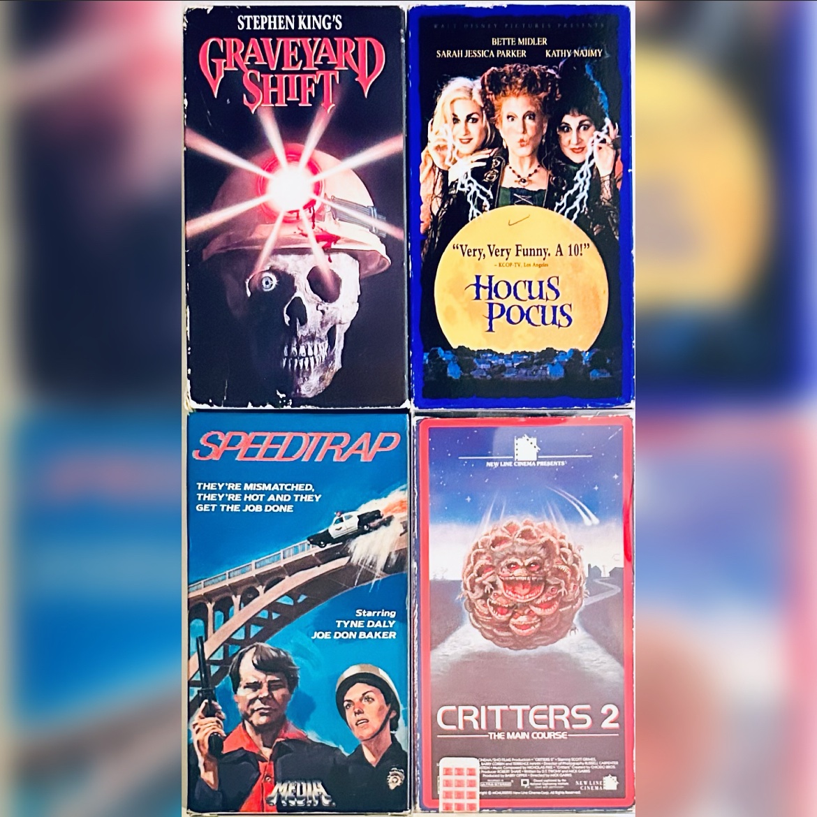 rareflicksplus's tweet photo. #NewArrivals on VHS!!
https://t.co/1eQeorzl1B
Halloween Sale! 30% OFF
Sale Ends : Oct 31st @ 11:30PM EST
#VHS #VHSTapes #VCRTapes #VideoStore #Flashback #PhysicalMedia #HocusPocus #Critters #GraveyardShift #Horror #HorrorCommunity #HorrorMovie #rarevhs #raremovies #htf https://t.co/tuUkuL4hWF