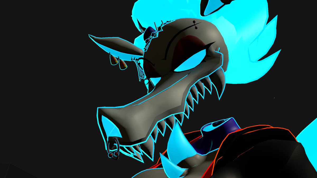 TechnoTheWolf04's tweet photo. #fazclaire #fazclaires #fnia #ghostrider #marvel #hallowqueen #hallow #fire #demon #cool #sexy #vrchat #vrc #vrcavatar #avatar
.
.
. Model by: @CryptiaCurves
"Look into my eyes, you have been stained by the blood of the innocent... Feel their pain!" https://t.co/4t75CRC6di