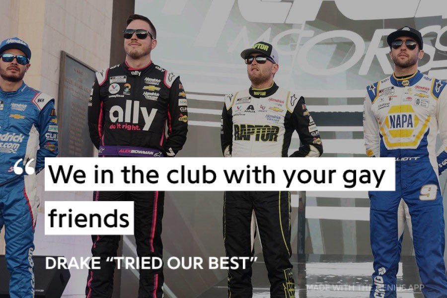 Alex Bowman images fit unbelievably well with zesty Drake lyrics
#alexbowman #nascar #NASCAR75 #NASCARPlayoffs #hendrickmotorsports