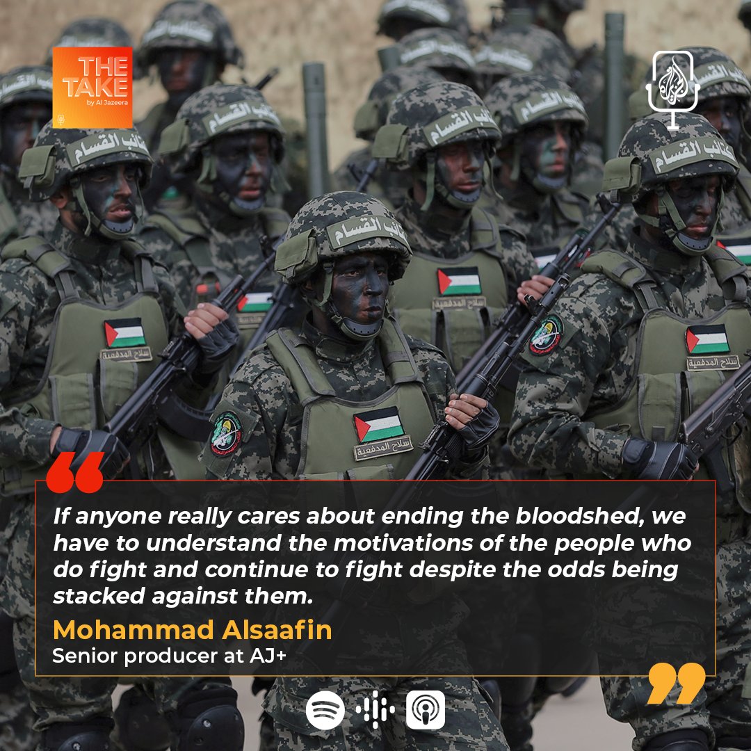 AJEPodcasts's tweet photo. #AnotherTake: We're looking at the past, present, and future of Hamas, and most importantly, its impact on people living in Gaza: https://t.co/ZULCfX4R7M https://t.co/W84SASQvO3