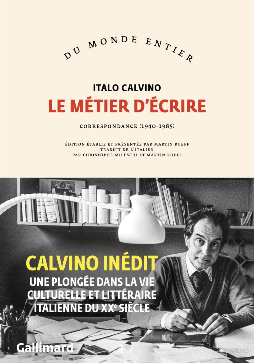 Juliadahlia's tweet photo. Italo Calvino #centenaire 
En ce mois d’octobre, @Gallimard publie sa formidable correspondance. Et c’est un demi-siècle de vie littéraire, culturelle et politique que renferment ces pages. Un volume « captivant », souligne @Telerama (TTTT) https://t.co/g5E5IwNtGR