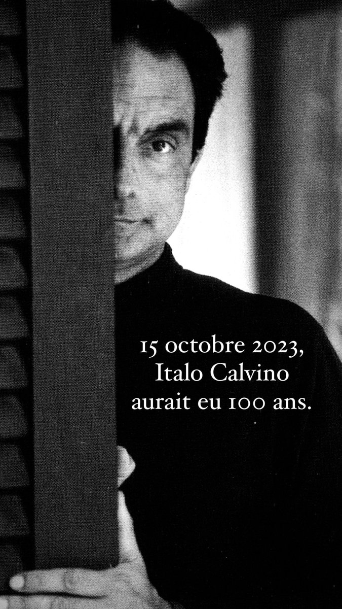 Juliadahlia's tweet photo. Italo Calvino #centenaire 
En ce mois d’octobre, @Gallimard publie sa formidable correspondance. Et c’est un demi-siècle de vie littéraire, culturelle et politique que renferment ces pages. Un volume « captivant », souligne @Telerama (TTTT) https://t.co/g5E5IwNtGR